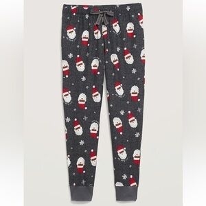 Old Navy Santa Flannel Pajama Bottoms Women’s Size M